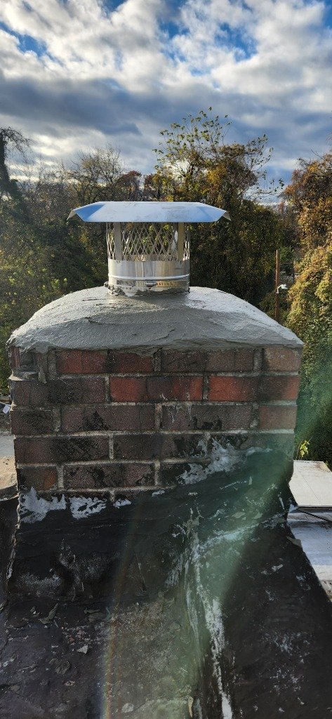 Chimney cap and crown installation Baltimore
